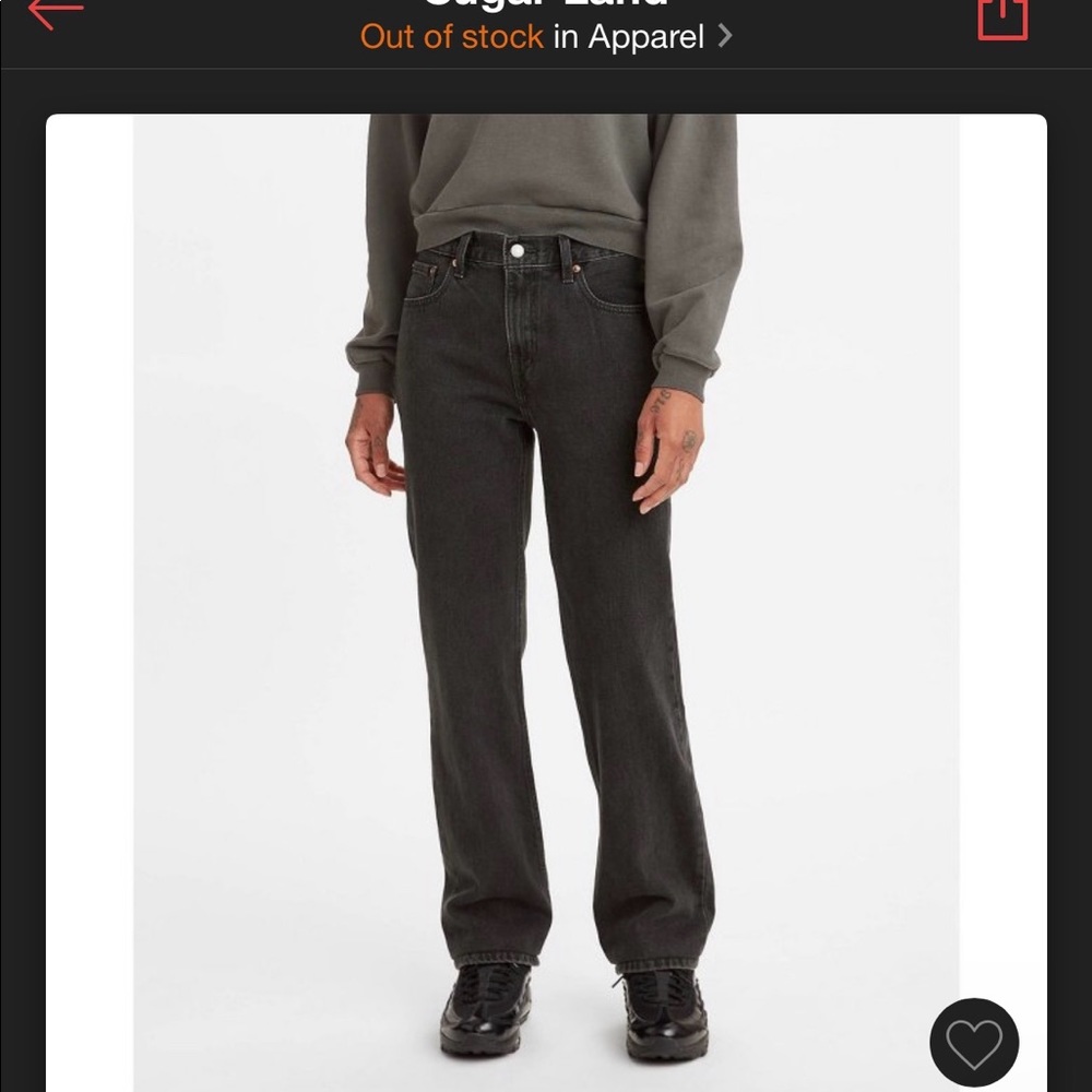 Levi’s low pro jeans